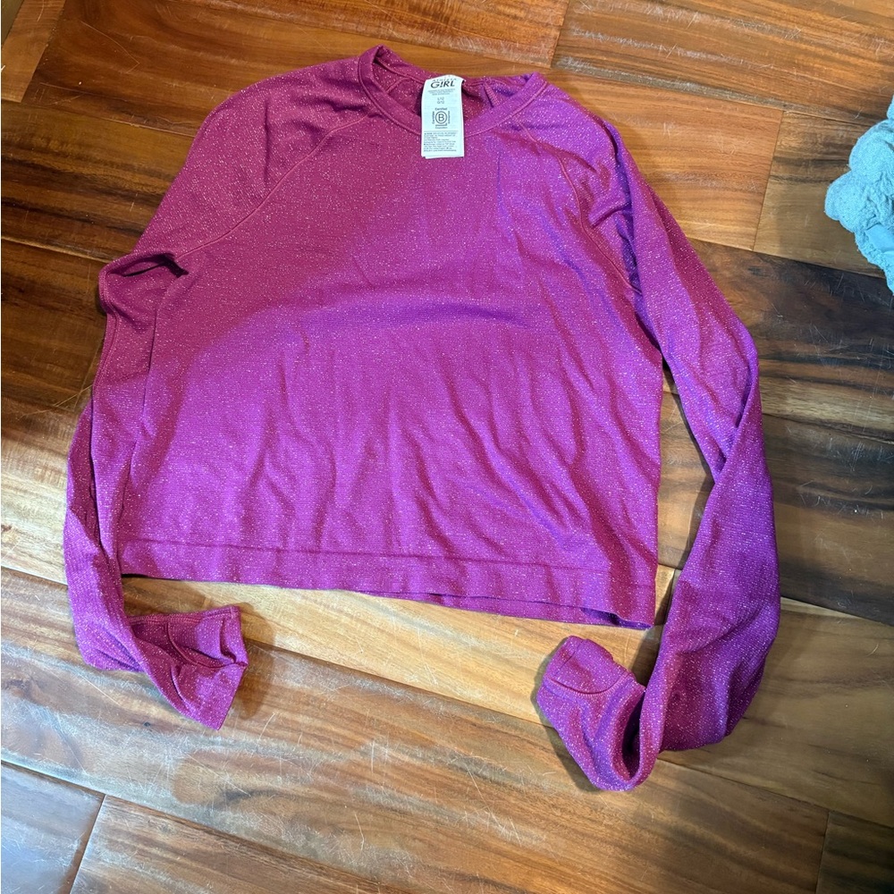 Athleta girls‎ long sleeve size 12 euc k1